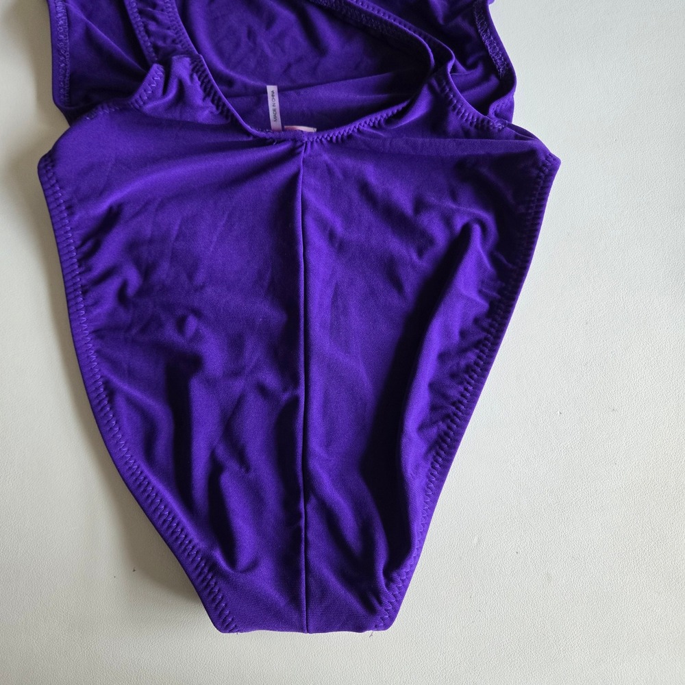 Norma Kamali Purple One Piece Swimsuit - Picture 6 of 8